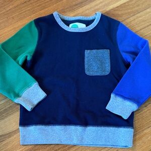 Mini Biden Color Block Fleece Top